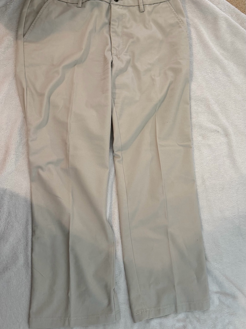 St. John's Bay Men's Straight-Leg Khaki Pants - Light Tan